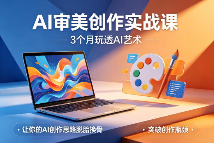 AI审美创作实战课,3个月玩透AI艺术,让你的AI创作思路脱胎换骨,突破创作瓶颈(更新0706)-优优云网创