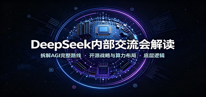 DeepSeek内部交流会解读：拆解AGI完整路线，开源战略与算力布局底层逻辑-优优云网创