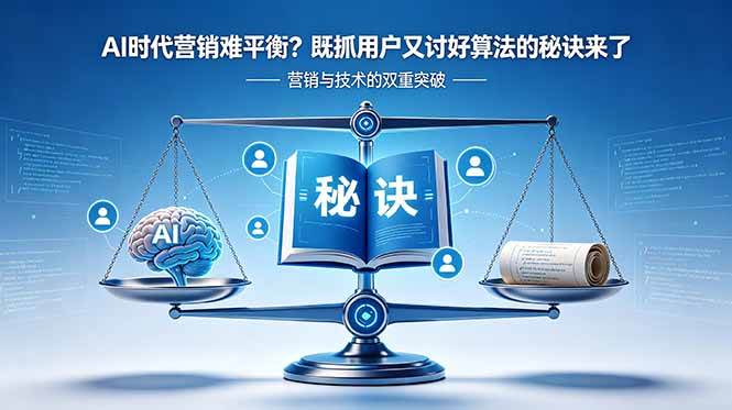 （18600期）AI时代营销难平衡？既抓用户又讨好算法的秘诀来了【原创双语字幕】-优优云网创