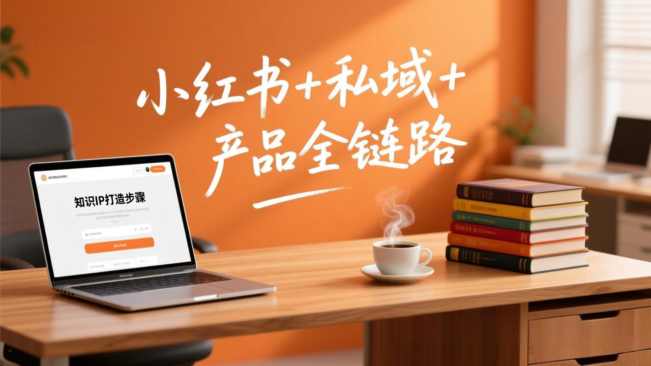 个人IP系统变现课2026,小红书+私域+产品全链路,手把手教你打造年入百万的知识IP-优优云网创