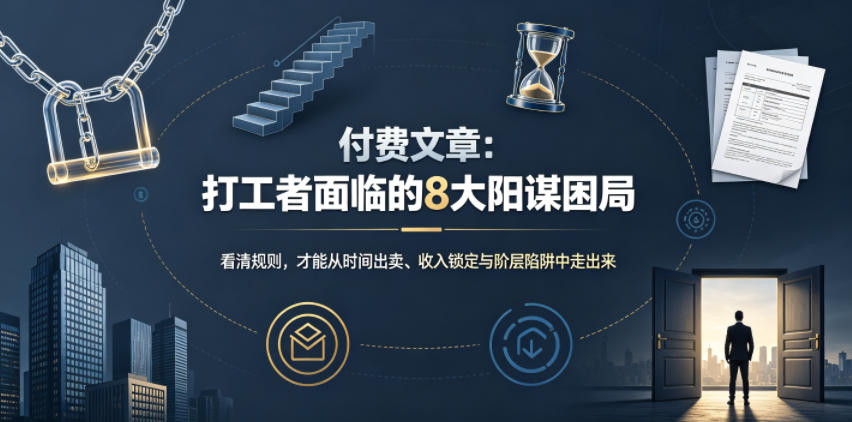 付费文章:打工者面临的8大阳谋困局-优优云网创