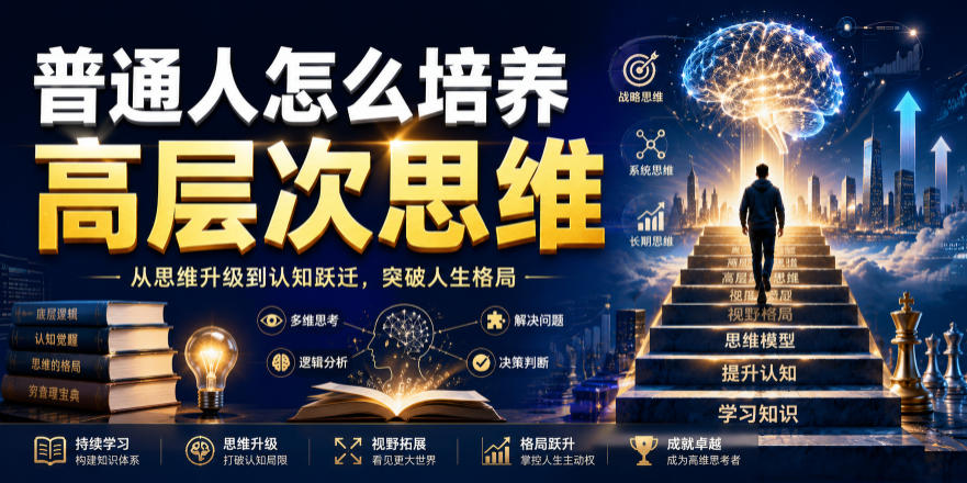 公众号付费文章:普通人怎么培养高层次思维-优优云网创