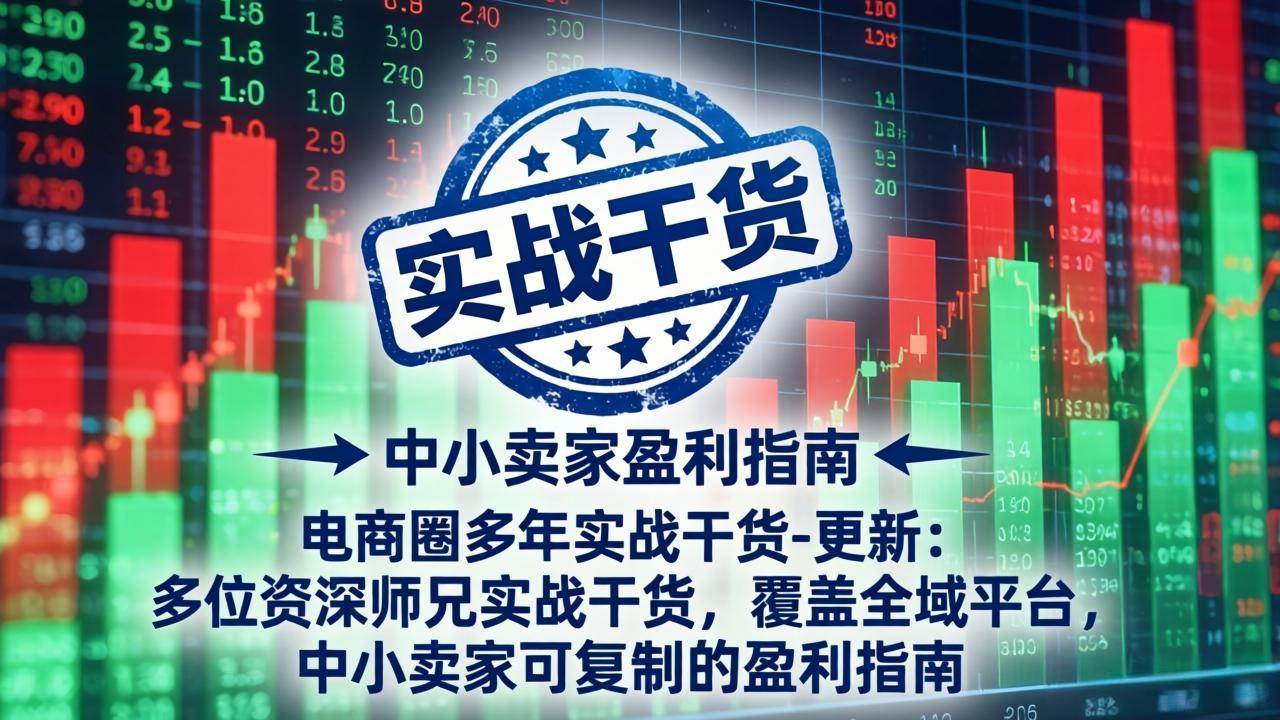 (18534期)电商圈多年实战干货-更新5月20:多位资深师兄实战干货/覆盖全域平台,中小卖家可复制的盈利指南-优优云网创