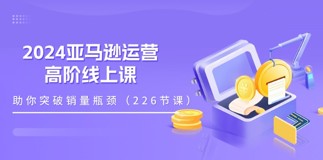 (11389期)2024亚马逊运营-高阶线上课,助你突破销量瓶颈(228节课)-优优云网创