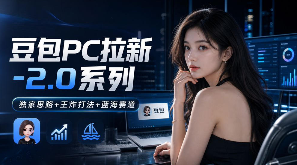 豆包PC拉新2.0系列-独家思路+王炸打法+蓝海赛道-优优云网创-中创网