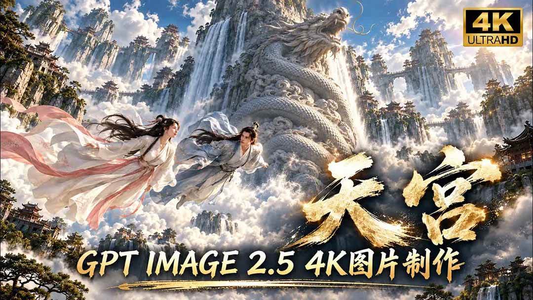 (20764期)【无水印】GPT Image 2.5实测!4K到底多清楚?皮肤、手指、修图与天宫场景全面测试-优优云网创-中创网