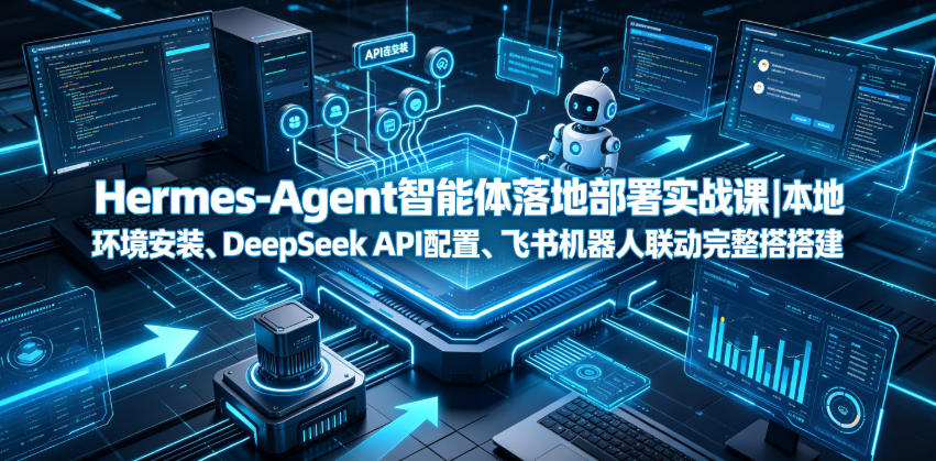 Hermes-Agent智能体落地部署实战课｜本地环境安装、DeepSeek API配置、飞书机器人联动完整搭建教程-优优云网创