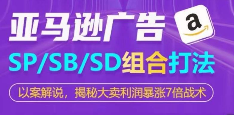 亚马逊SP/SB/SD广告组合打法,揭秘大卖利润暴涨7倍战术-优优云网创