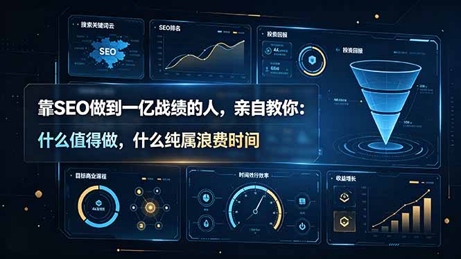 靠SEO做到一亿战绩的人,亲自教你:什么值得做,什么纯属浪费时间【原创双语字幕】-优优云网创
