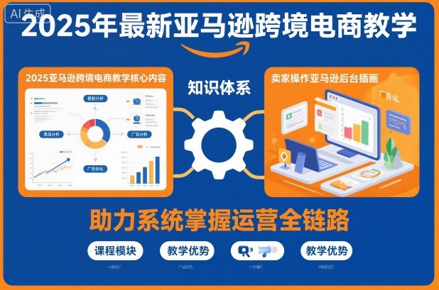 2025年最新亚马逊跨境电商教学,助力卖家系统掌握亚马逊运营全链路知识-优优云网创