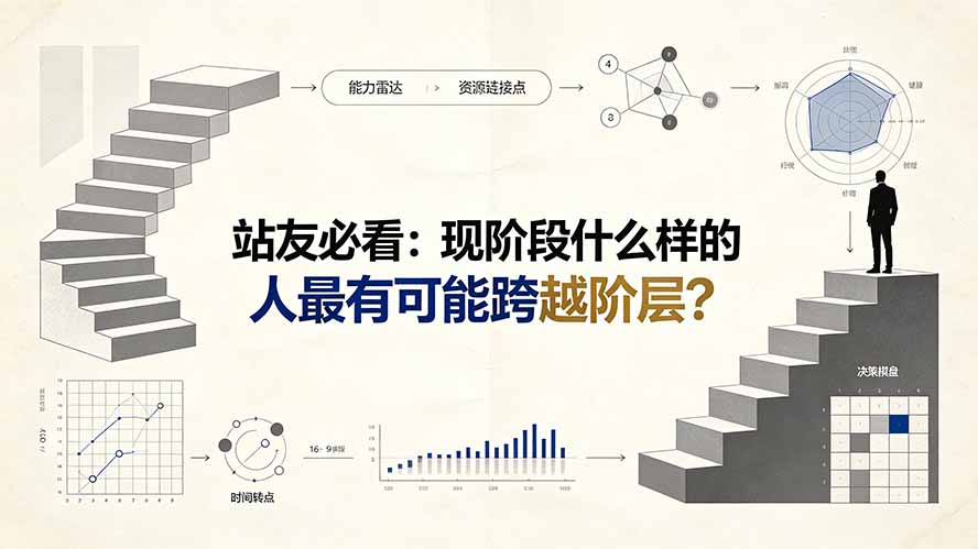 付费文章：站友必看：现阶段什么样的人最有可能跨越阶层?-优优云网创