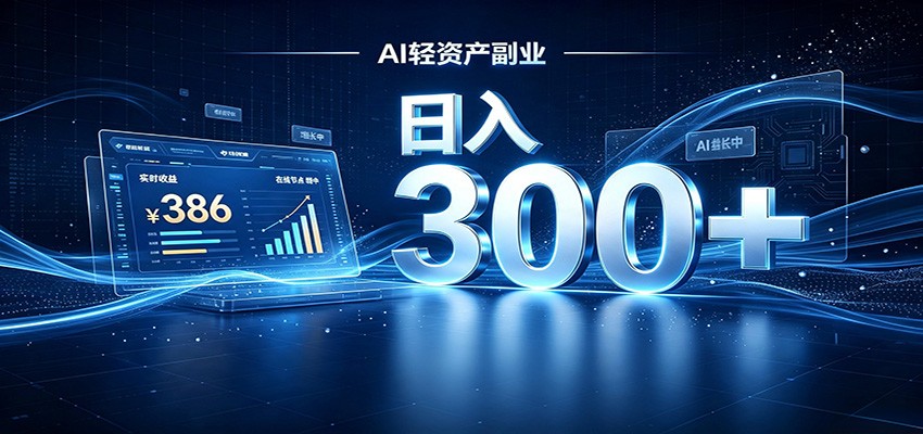 2026 AI轻资产风口,Token中转站小白可入局,日入300+-优优云网创