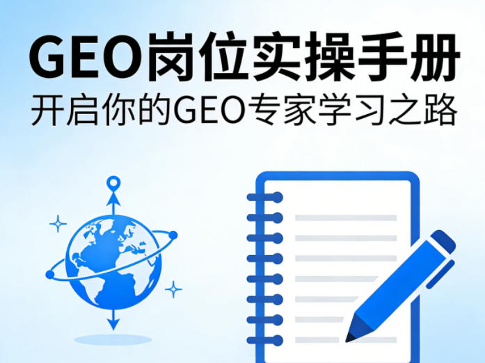 GEO岗位实操手册,开启你的GE0专家学习之路-优优云网创