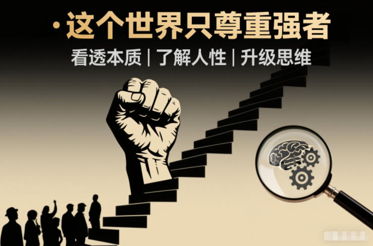 开悟1.0:这个世界只尊重强者,看透本质-了解人性-升级思维-优优云网创