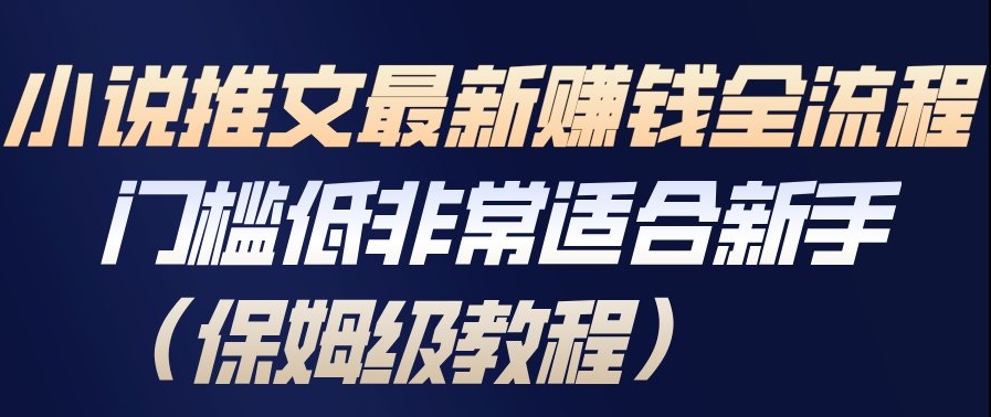 小说推文最新賺钱全流程,门槛低非常适合新手(保姆级教程)-优优云网创