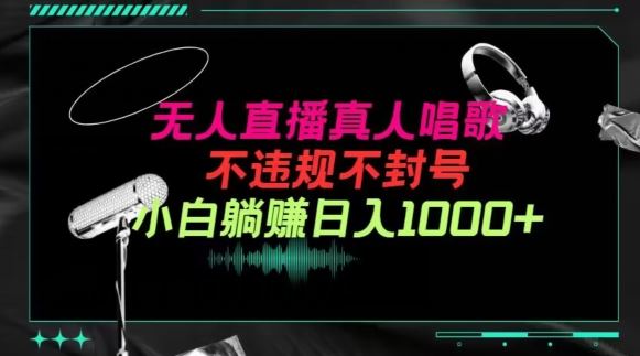 抖音24小时无人直播音乐,不违规,不封号纯撸音浪,小白实操当天日入1000+【揭秘】-优优云网创