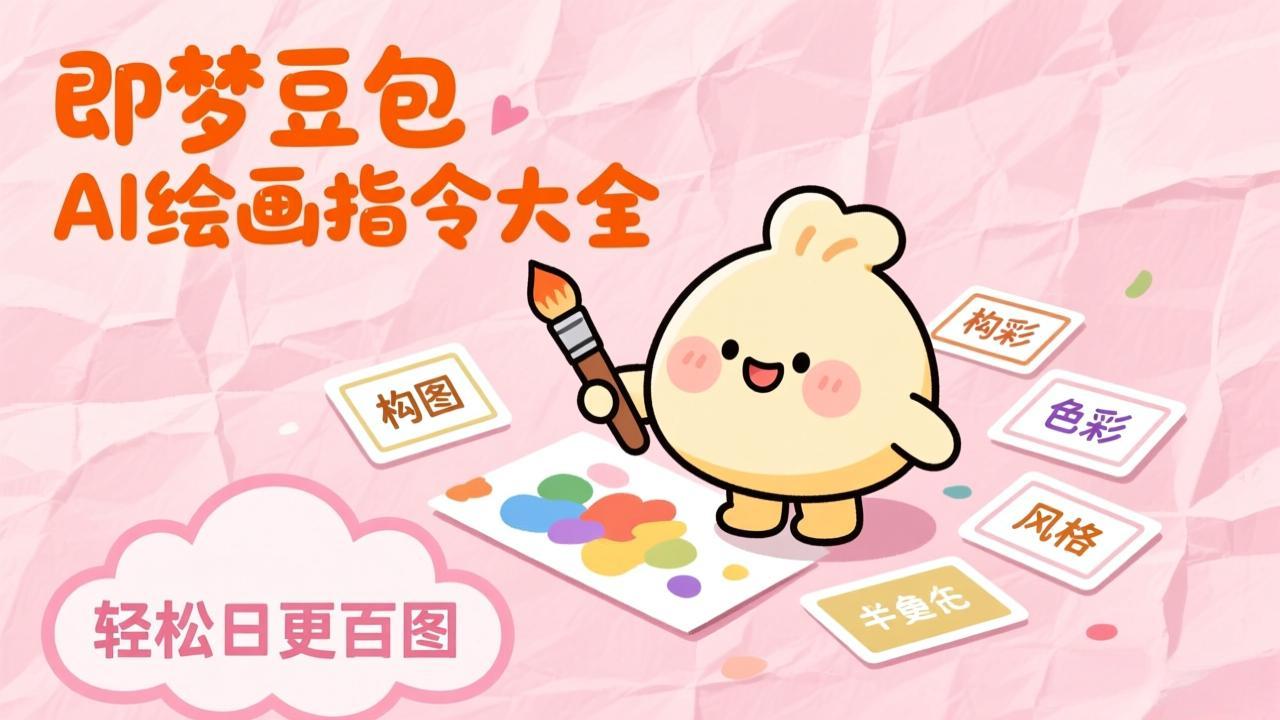 即梦豆包AI绘画指令大全:海量关键词库一键复制,出图效率提升10倍,轻松日更百图-优优云网创
