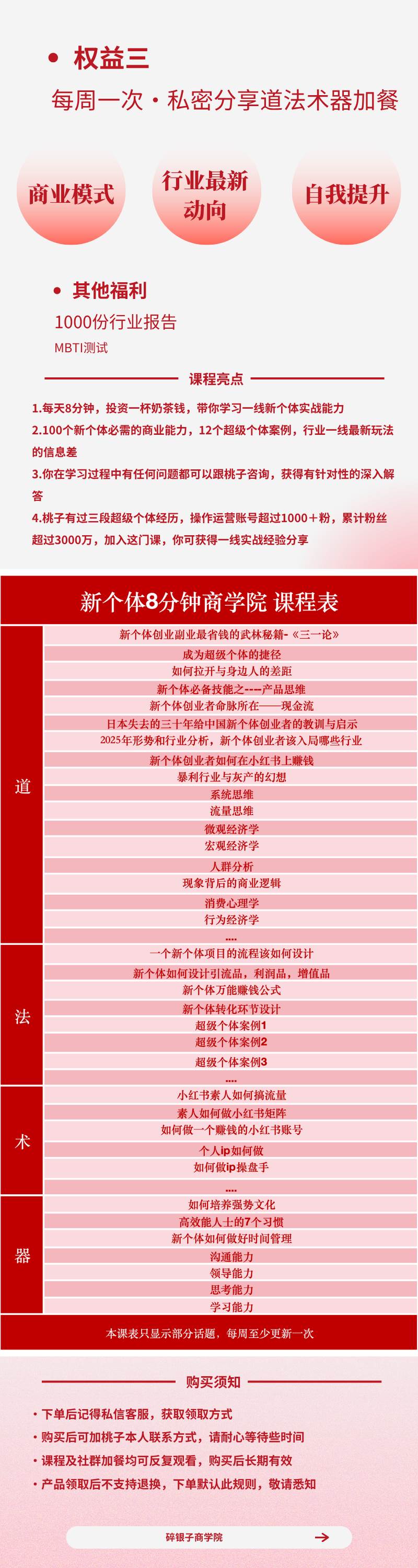 （20592期）AI+新个体创业必修课-更新0922｜道法术器｜商业逻辑·小红书流量·AI智能体｜低成本打造个人变现小生意全套教学