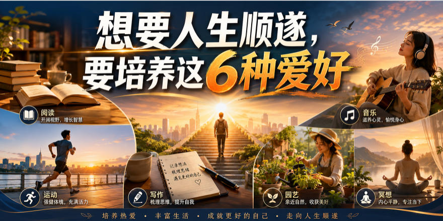 公众号付费文章:想要人生顺遂,要培养这6种爱好-优优云网创