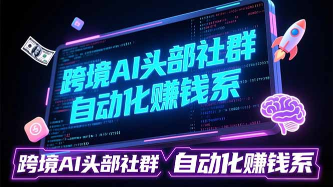 跨境AI头部社群前沿精选：聚焦可落地的AI实战经验，快速构建你的自动化赚钱系-优优云网创