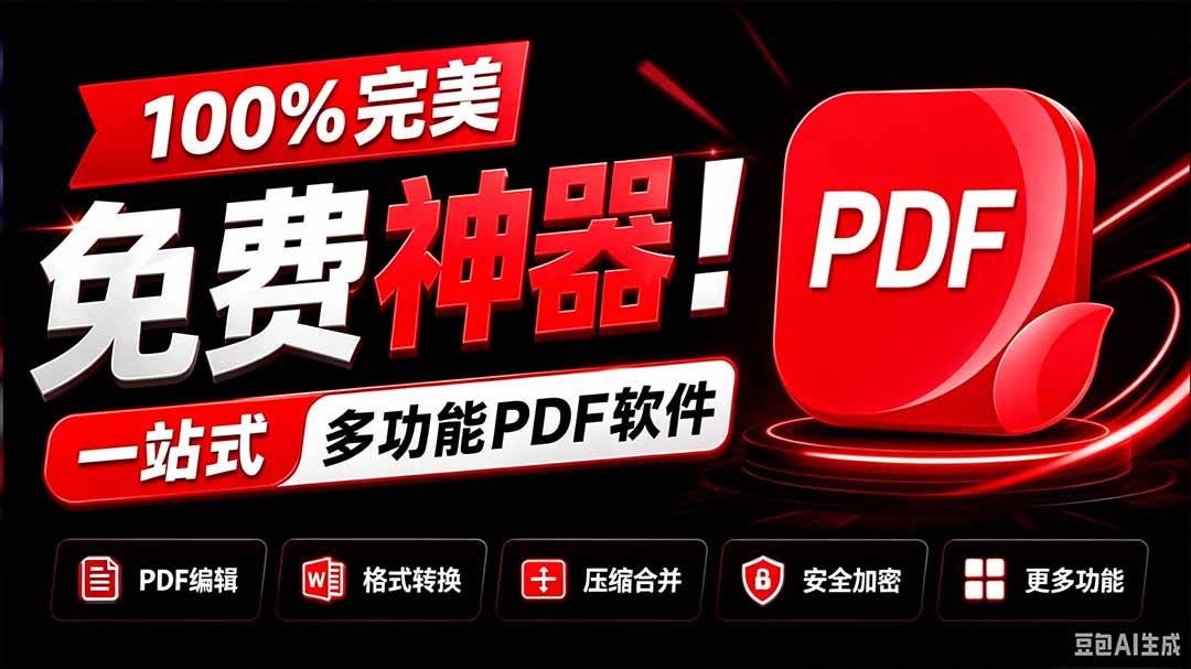 (20512期)100%完美免费神器!一站式多功能PDF软件,支持PDF格式转换压缩编辑等,简约无广告,太Nice了JOPDF-优优云网创-中创网
