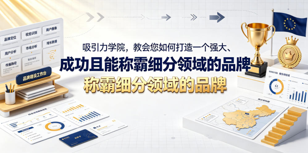 吸引力学院，教会您如何打造一个强大、成功且能称霸细分领域的品牌！【原创双语字幕】-优优云网创