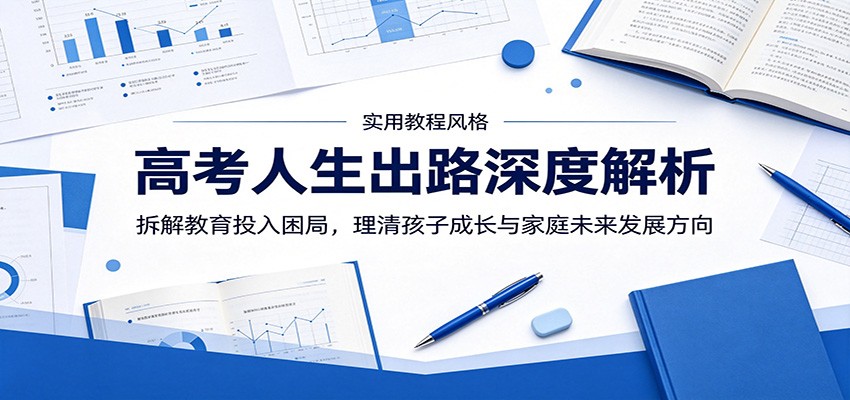 高考人生出路深度解析：拆解教育投入困局，理清孩子成长与家庭未来发展方向-优优云网创