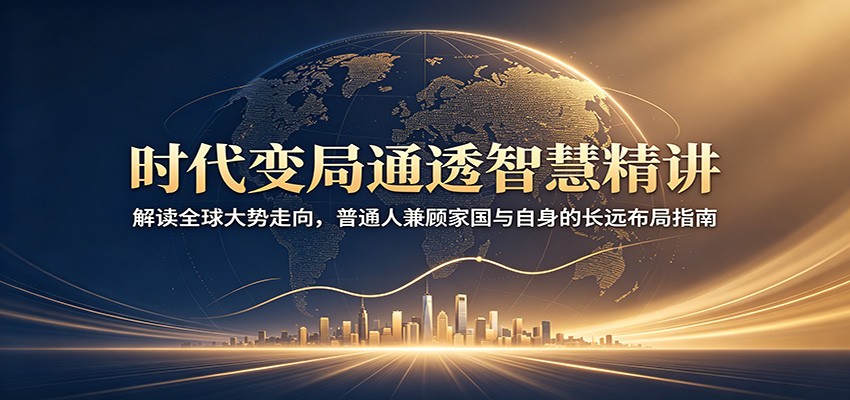 时代变局通透智慧精讲:解读全球大势走向,普通人兼顾家国与自身的长远布局指南-优优云网创