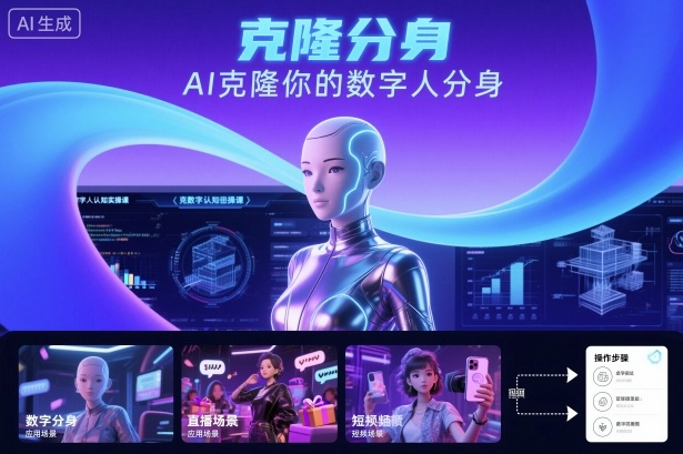 AI数字人认知实操课，克隆你的数字人分身-优优云网创