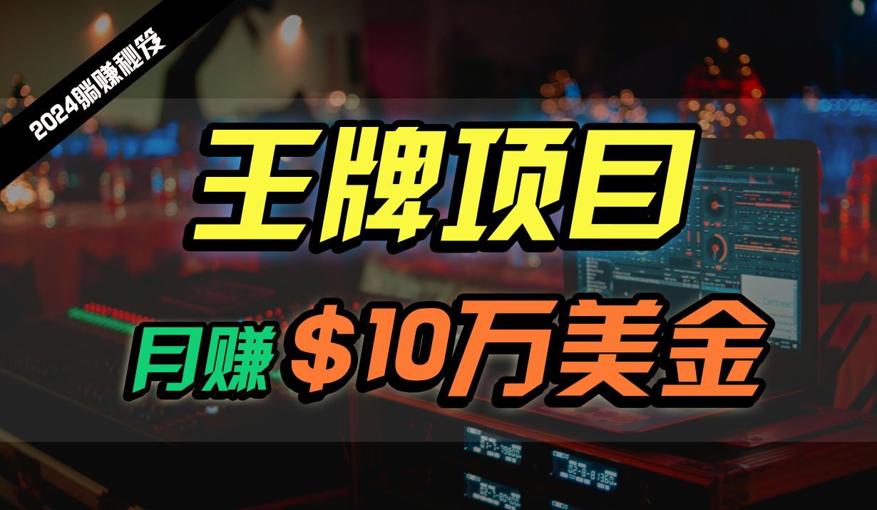 王牌项目月入10W美金,2024最新国外挂机撸U项目,全程无人值守,可批量放大!-优优云网创