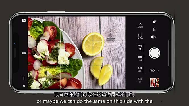 （11073期）iPhone 美食摄影-掌握美食摄影造型-构图和编辑艺术-21节课-中英字幕-优优云网创