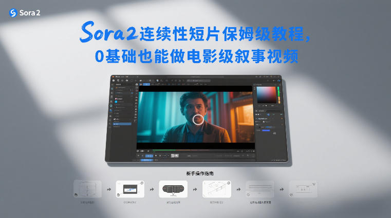 Sora2连续性短片保姆级教程,0基础也能做电影级叙事视频-优优云网创