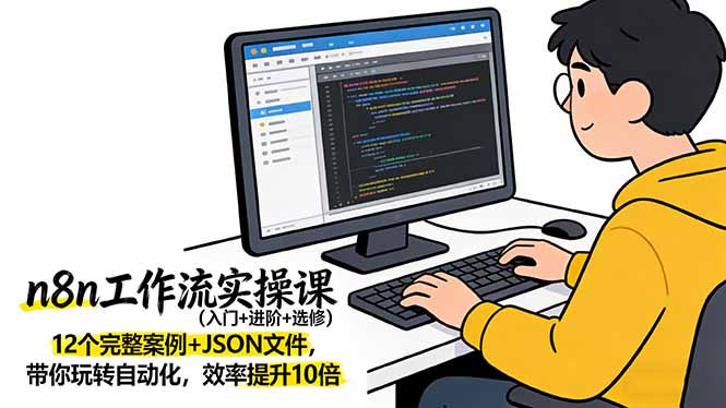 n8n工作流实操课(入门+进阶+选修-优优云网创