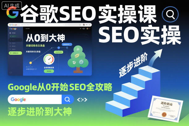 谷歌SEO实操课,Google从0开始SEO全攻略,逐步进阶到大神(更新26年)-优优云网创