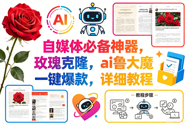 (18441期)玫瑰克隆神器,一键ai大魔,爆款工具,自媒体必备,60多个功能的详细教程-优优云网创
