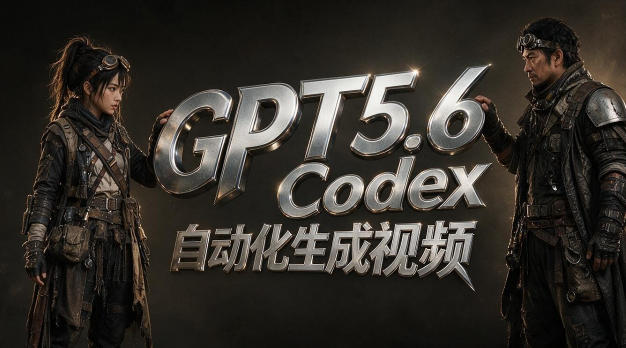 GPT5.6+Codex自动化视频生成:提示词设计×角色设定×封面海报×工作流思路,高效产出AI视频-优优云网创