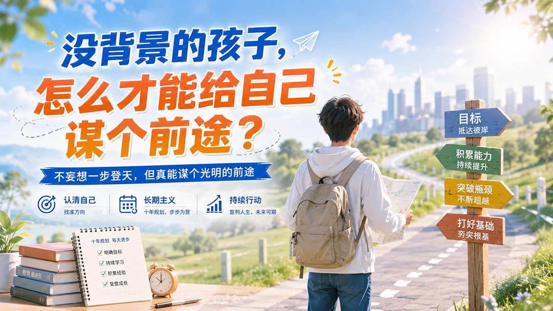 (20180期)付费文章:没背景的孩子,怎么才能给自己谋个前途?-优优云网创-中创网