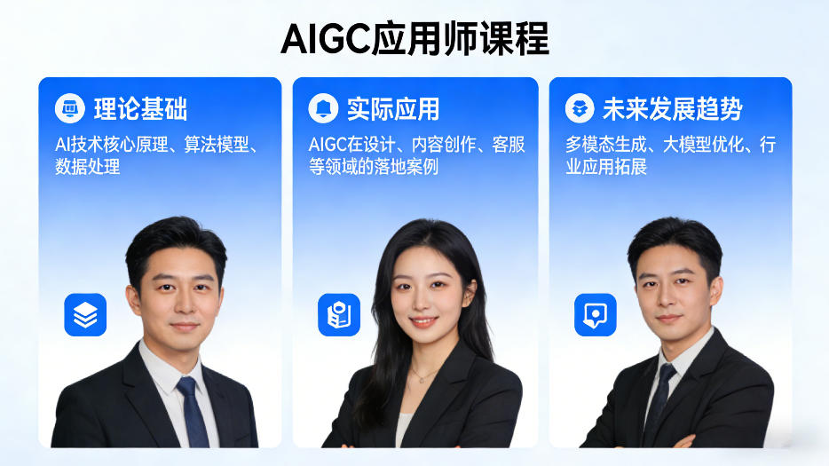 AIGC应用师课程,覆盖了AI技术的理论基础、实际应用、以及未来发展趋势(更新)-优优云网创
