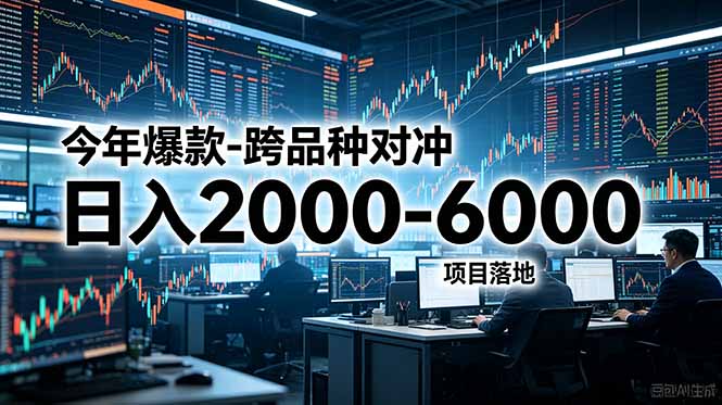 今年爆款-跨品种对冲日入2000-6000,项目落地!-优优云网创
