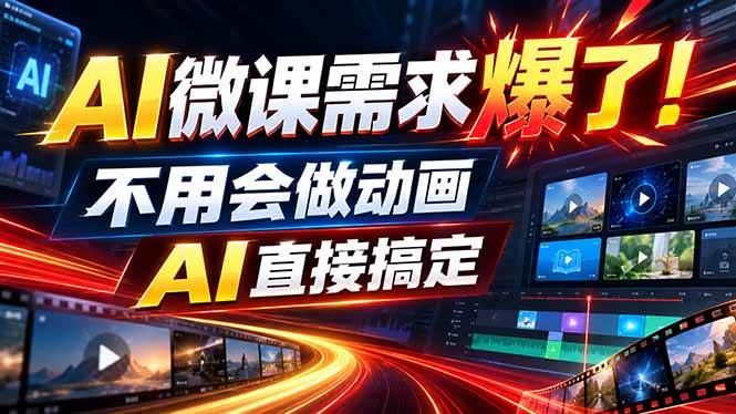 （20495期）动画代做杀疯了！一单800+，全程派单，小白也能月入2W-优优云网创-中创网