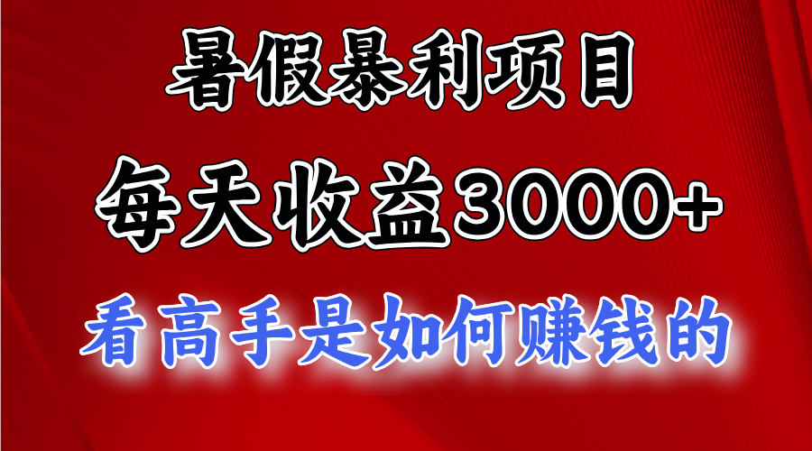 暑假暴力项目 1天收益3000+,视频号,快手,不露脸直播.次日结算-优优云网创