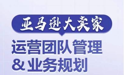 亚马逊大卖家-运营团队管理&业务规划,为你揭秘如何打造超强实力的运营团队-优优云网创