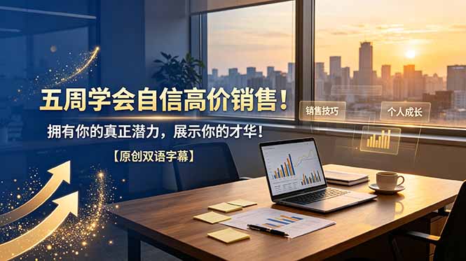五周学会自信高价销售！拥有你的真正潜力，展示你的才华！【原创双语字幕】-优优云网创