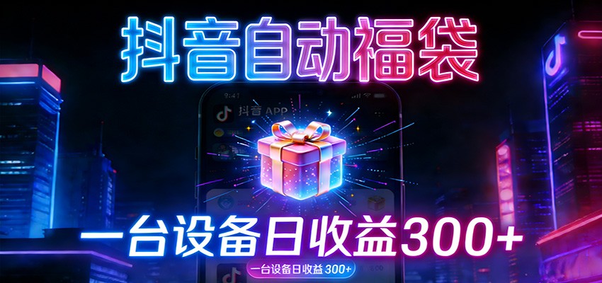 全自动抢福袋神器:24小时不停歇,日产出500+-优优云网创