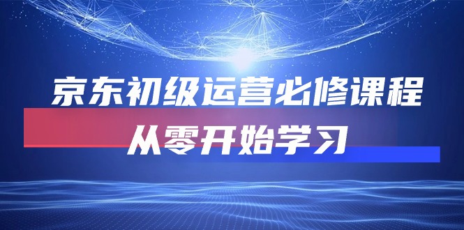 (10261期)京东初级运营必修课程,从零开始学习-优优云网创