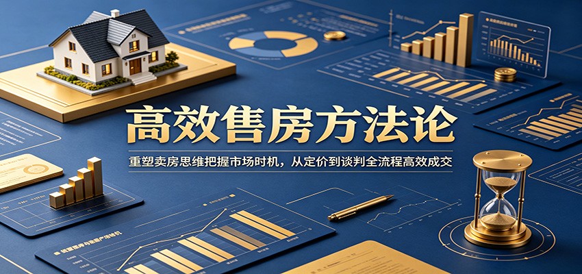 高效售房方法论:重塑卖房思维把握市场时机,从定价到谈判全流程高效成交-优优云网创