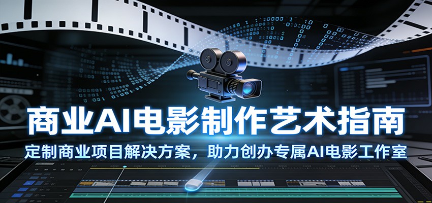 商业AI电影制作艺术指南:定制商业项目解决方案,助力创办专属AI电影工作室-优优云网创