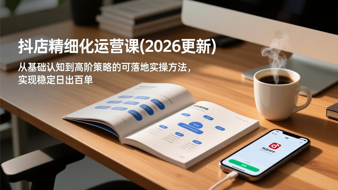 抖店精细化运营课(更新6月-优优云网创
