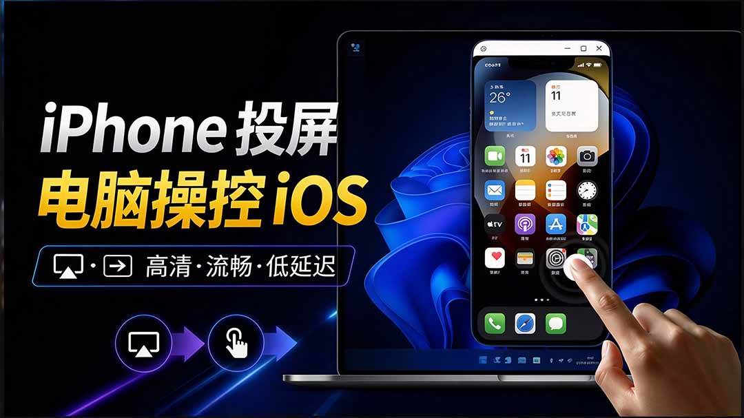 (21270期)iPhone 投屏到 Windows 电脑,还支持操控IOS系统,多台设备能同时上屏,有点意思 iPhoneMirror-优优云网创-中创网