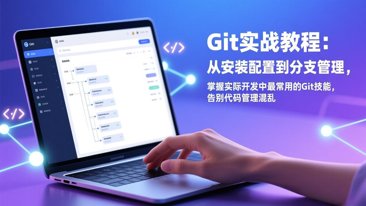 Git实战教程:从安装配置到分支管理,掌握实际开发中最常用的Git技能,告别代码管理混乱-优优云网创